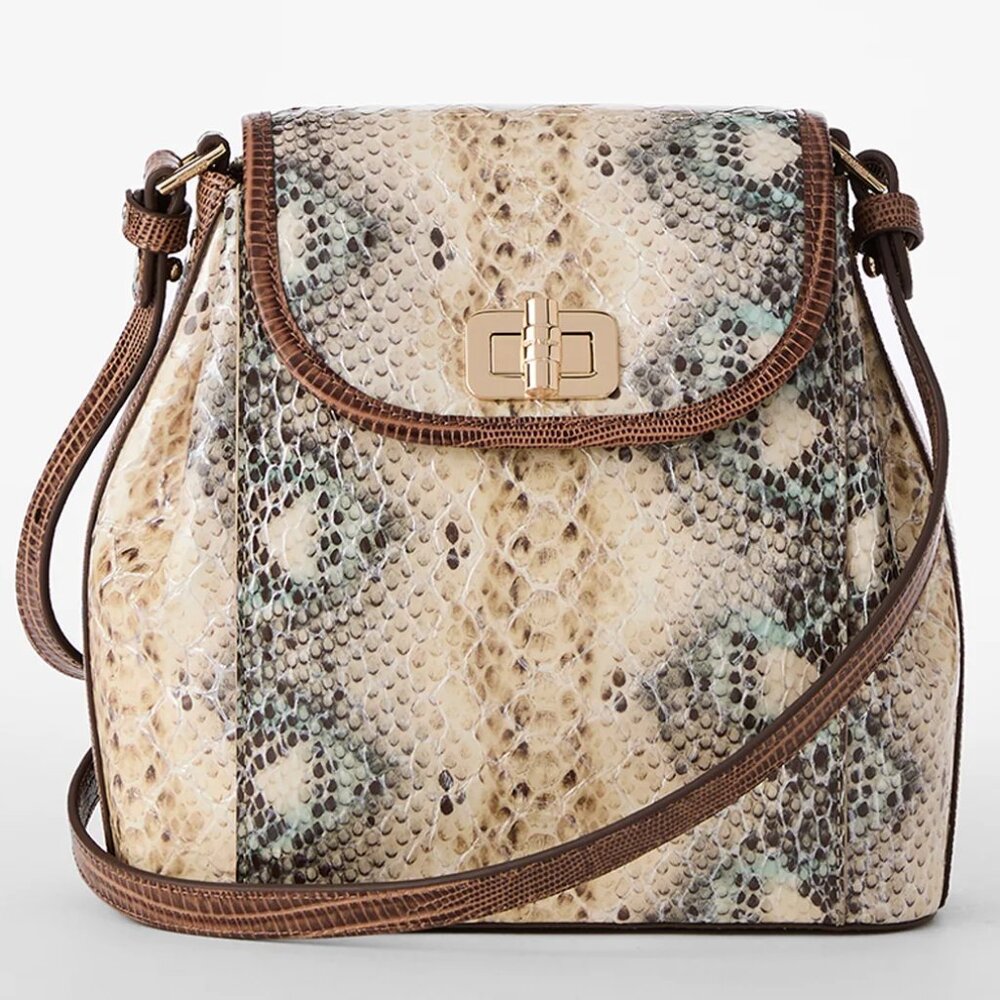 Brahim Margo Snakeskin Patterned Shoulder Bag